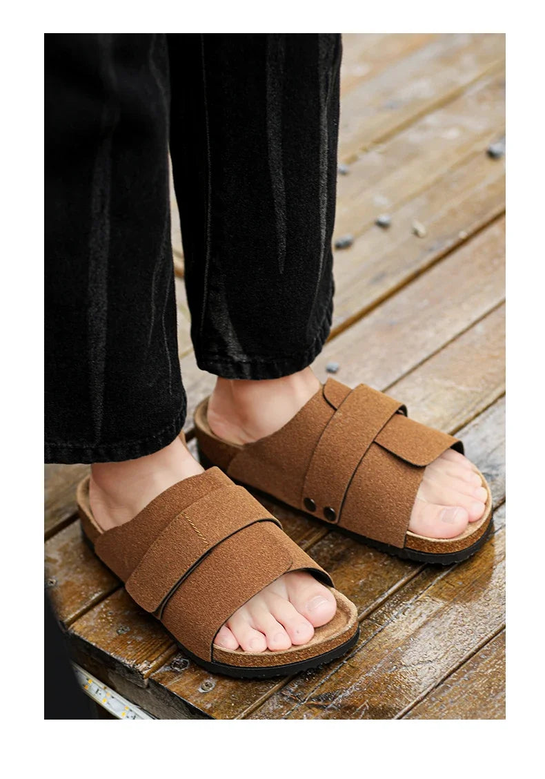 Men's Summer Sandals for Men Shoes Flat Sandals Trend 2024 Man Slippers Slipers Mens Soft Sandles High Quality Shoes Sandal Sale