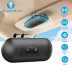 Bluetooth 5.4 Car Handsfree Kit Sun Visor Speaker Wireless Speaker Speakerphone With Voice Assistant Car Electronics Accessories