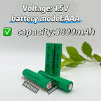 1.5V AAA  Rechargeable Battery + Charger (factory Direct Sales Supporting Sales) for Remote Control Toys/clocks/MP3 Players, Etc