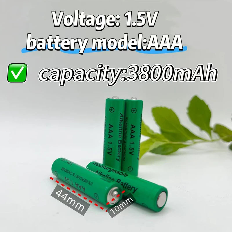 1.5V AAA  Rechargeable Battery + Charger (factory Direct Sales Supporting Sales) for Remote Control Toys/clocks/MP3 Players, Etc
