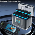 A99E-Charging Butler Two-Way Smart For Insta360 Acepro2 Fast Charging Battery Portable Charger