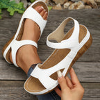 Women's Sandals 2025 Summer Sandals Women Heels Sandals Casual Wedges Footwear Summer Shoes Woman Soft Heeled Shoes