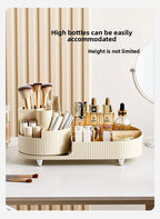 Large capacity fashionable and high-end cosmetics storage box for women's home and desktop, simple cosmetics storage box