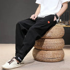 Trousers Skinny Autumn And Winter Plain Male Sports Pants Slim Cropped Men's Sweatpants Tights Aesthetic Hot Aesthetic Hot Loose