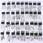 10Pairs/Lot Fashionable Women's Stainless Steel Earrings, Daily Jewelry Accessories Gifted To Friends, Randomly Shipped