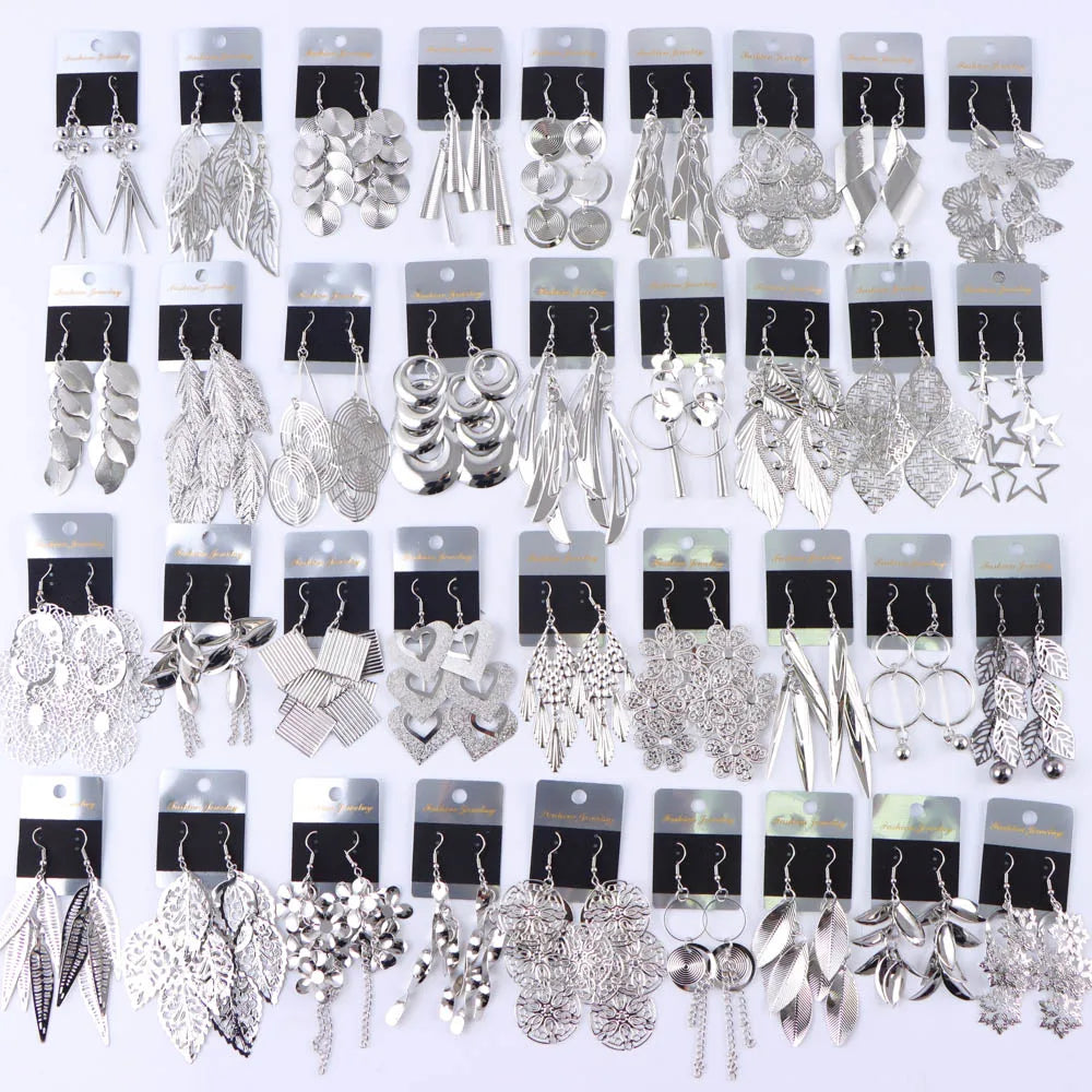10Pairs/Lot Fashionable Women's Stainless Steel Earrings, Daily Jewelry Accessories Gifted To Friends, Randomly Shipped