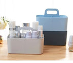 Cosmetics storage box Large capacity household dust dresser Skin care product rack Cosmetic case Desktop finishing box