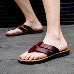 Men's High Quality Sandals Summer Men Shoes Breathable Walking Beach Slippers Outdoor Sandals Casual Fashion Male Filp Flops