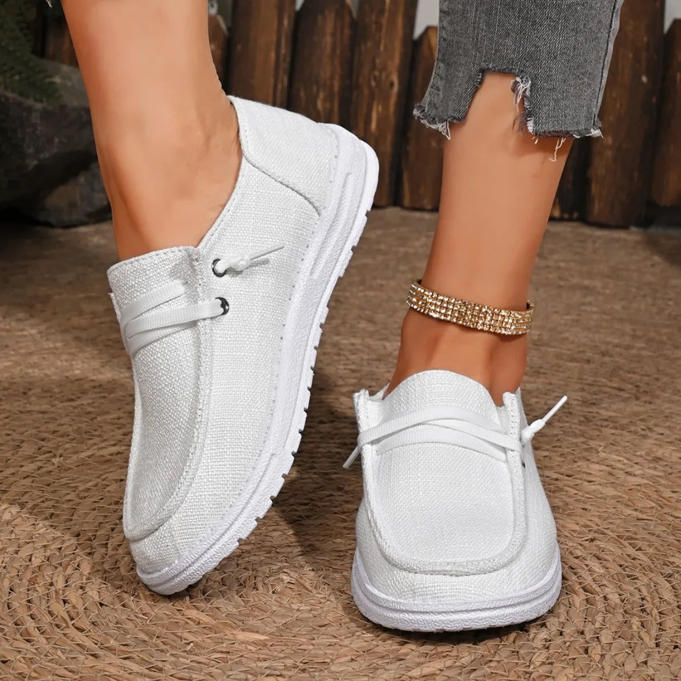 Women Flats Shoes New Summer Casual Breathable Loafers Platform Designer Shoes Slip on Fashion Sneakers Women Zapatos De Mujer