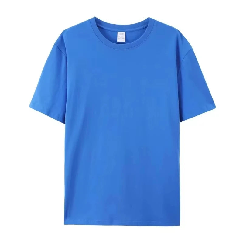 Men's Solid-color Short-sleeved T-shirt: Simple, Elegant and High-quality, Suitable for Both Commuting and Casual Wear