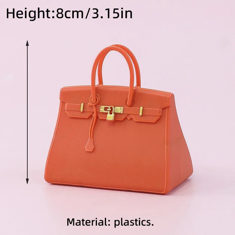 Girl's Birthday Party Cosmetics Decorations Lipstick Perfume Bottle Eyeshadow Box Cake Top Lady's Mom's Birthday Cupcake Toppers