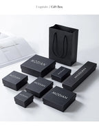 Modian New Blue Crystal Round Eyes Dangle Earrings for Women 925 Sterling Silver Gold Color Fashion Party Jewelry Gifts