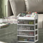 Cosmetics storage box, storage drawer, hair accessories multi-layer storage cabinet, cosmetics jewelry box, stationery multifunc