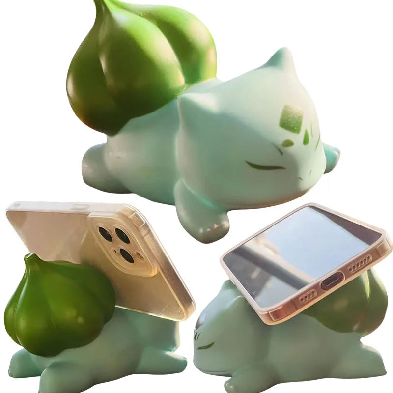 Bulbasaur Mobile Phone Holder Stand Accessories Cartoon Cute Tablet Desk Mount Table Flexible Lazy Bracket Support Gifts