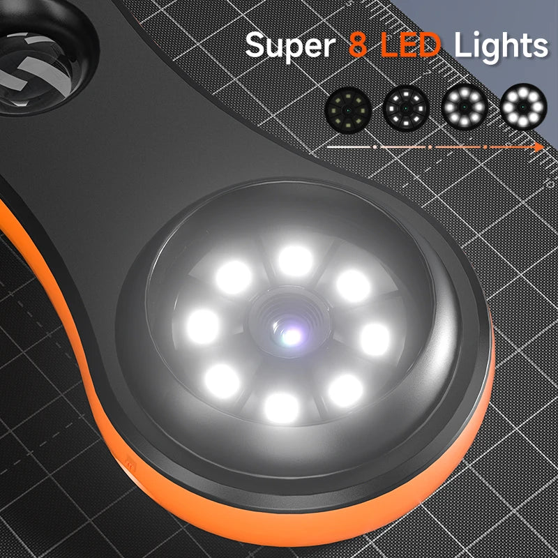 2.0'' IPS Digital Magnifier HD 1080P 500X Portable Microscope Handheld Mignifying Glass for Electronics Repair Check Jewelry