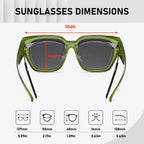 Sunglasses set, anti-glare glasses, polarized sunglasses for myopia, anti-UV sunglasses