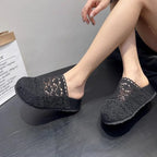 Flats Women Slippers Casual Platform Shoes Fashion Cozy Walking Shoes Woman Sandals 2025 Trend Brand Slingback Female Zapatillas