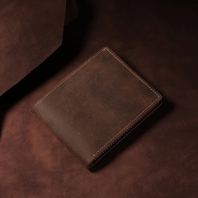 Custom Mens Wallets with Names Leather Wallet for Men Genuine Leather Men Wallets Personalised Gifts for Men Drop Shipping