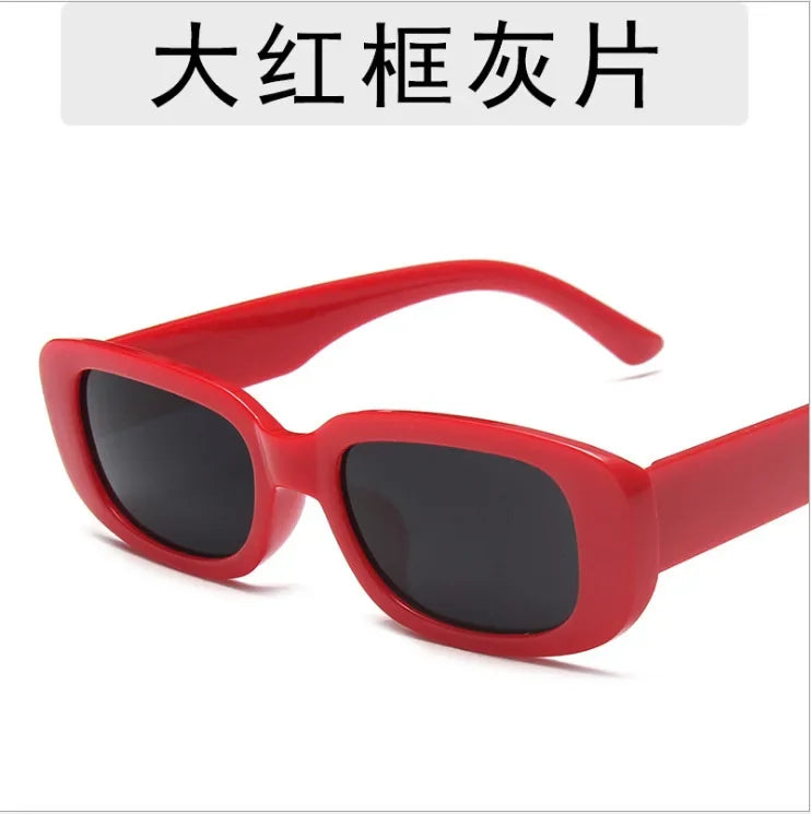 Sunglasses For Men Women Brand Design Mirror Sport Luxury Vintage Travel Small Rectangle Sun Glasses UV400 Driver Shades Oculos