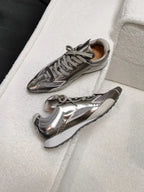 Flats Pointed Toe Women Sneakers Sport Lace-up Mesh Shoes Women Brand Winter Running Shoes 2025 Breathable Casual Woman Zapatos