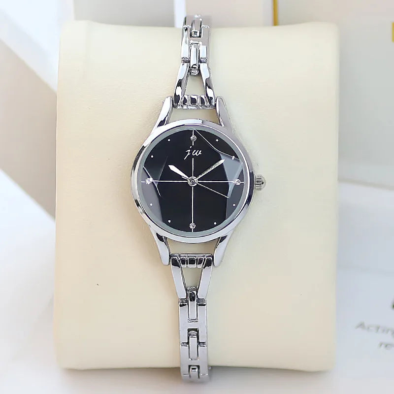 Women's Watches Elegant Woman Watch Quartz Gifts for Women Luxury Fashion Stainless Steel Alloy Women's Wristwatch Accessories