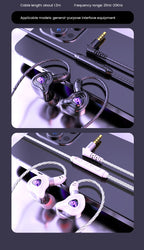In-Ear Earbuds High Quality Headset 2 Color Optional Built-In Microphone In-Ear Wired Earphone for Phone Computer Headphone