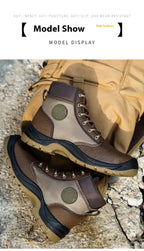 Men's safety shoes are anti smashing, anti piercing, anti-static, anti slip, wear-resistant, and splash proof work shoes