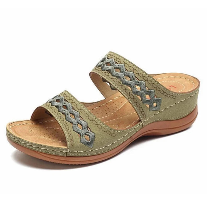 sandals women 2021 Summer Women Shoes Wedges Sandals Platform Casual  Roman Women's Sandals Beach Shoes Soft Female Shoes Woman