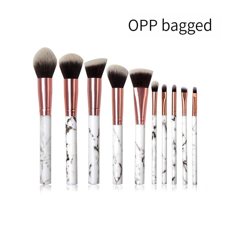 10pcs Set Makeup Brushes Tool Set Cosmetic Powder Eye Shadow Foundation Blush Blending Beauty Maquiagem Beauty Kit for Party