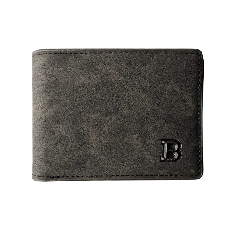 New Business Men Wallets Small Money Purses Wallets New Design Dollar Price Top Men Thin Wallet with Coin Bag Zipper Wallet