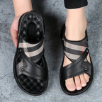 High-end Men's Sandals New Summer Sandals Men's Wear-Resistant Non-slip Soft Sole Outdoor Dual-purpose Sandals