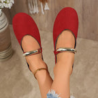 Women Slippers Flats Round Toe Mules Sandals Woman Casual Shoes 2025 Trend Summer Dress Slippers Suede Comfort Slides Women