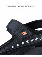 Classic summer sandals for men and women, lightweight and breathable, with Velcro trendy sandals, open-toe sandals