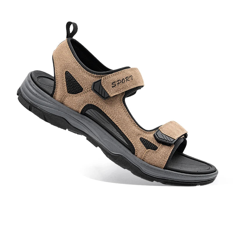 Summer Sandals for Men Breathable Outdoor Casual Sandalies Shoes Fashion Beach Non Slip Walking Shoes Size 40-46