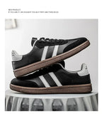 Men's Shoes 2025 Trend Casual Sneakers Comfortable Lace-up Flats Tennis Shoes Breathable Comfortable Walking Joggingshoes
