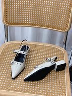 Sandals for Women Pointed Toe Daily Woman Shoes With Low Heels Summer 2024 Comfortable Trending Anti Slip Hot The Best Or Trend