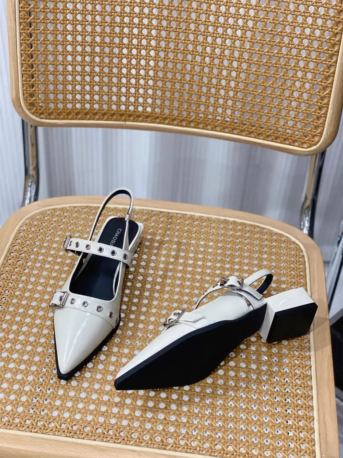 Sandals for Women Pointed Toe Daily Woman Shoes With Low Heels Summer 2024 Comfortable Trending Anti Slip Hot The Best Or Trend