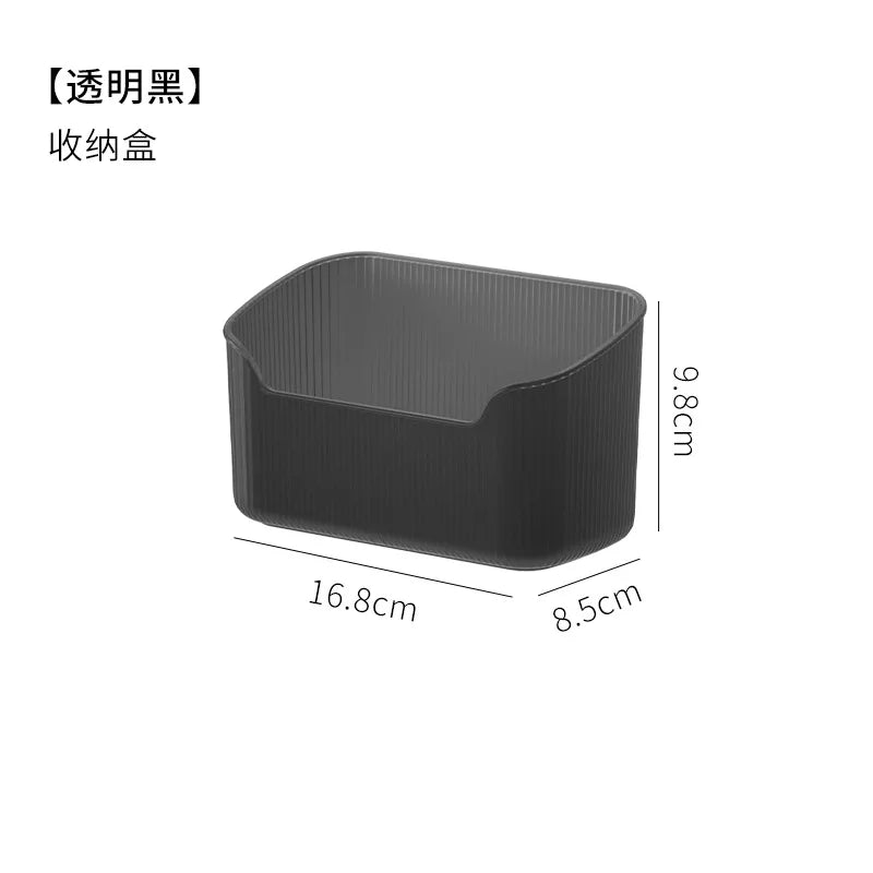 Toilet Desktop Storage Box Container Cosmetics Bathroom Countertop Sorting Box Large Capacity Cosmetic Brush Makeup Organizer