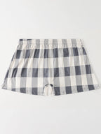 Men Panties Men's Polka Plaid Pants with Flat Corners Loose and Comfortable Skin Friendly Fat Pants Breathable Men Underpant