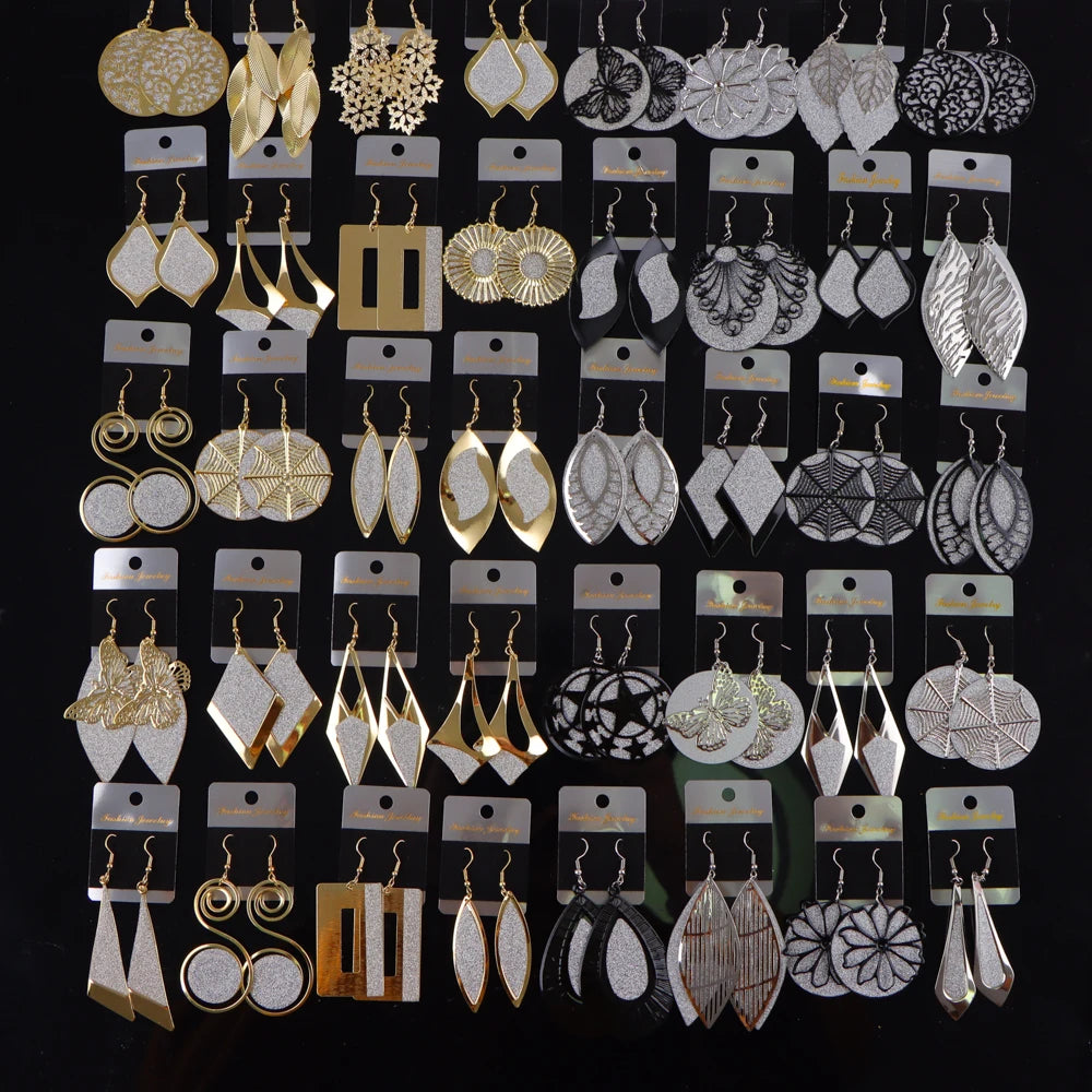 10Pairs/Lot Fashionable Women's Stainless Steel Earrings, Daily Jewelry Accessories Gifted To Friends, Randomly Shipped