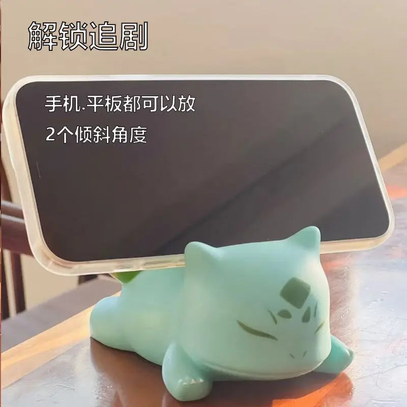 Bulbasaur Mobile Phone Holder Stand Accessories Cartoon Cute Tablet Desk Mount Table Flexible Lazy Bracket Support Gifts