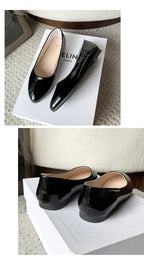 Women Candy Color Ballet Flats White Wedding Shoes Woman Flats Patent Leather Slip on Shoes Zapatos Mujer Ladies Boat Shoes NEW