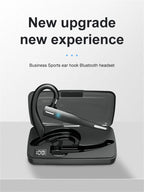 Wireless Bluetooth Headset Earphones 5.1 Single Handsfree For Driving HD Call Noise Headphone Microphone Business Headset