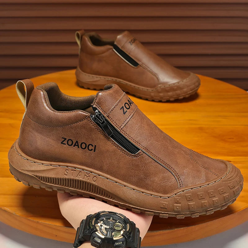 Men's shoes summer new casual sports shoes comfortable wear-resistant flat cargo anti-pressure foot shoes breathable work shoes