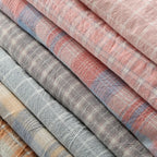 Pajama Pants Women Plaid Cotton Home Trousers Loose Breathable and Soft Straight Leg Trousers Fashionable Sleeping Pants