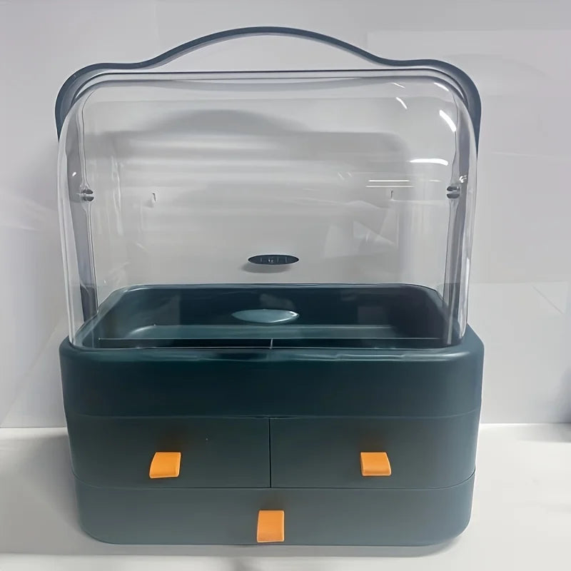 Cosmetic Storage Box Internet Celebrity Dust-Proof Cosmetic Storage Rack Desktop Skin Care Products Lipstick Dressing Table