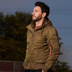 Men's winter jacket is very stylish waterproof and windproof, thickened with padded