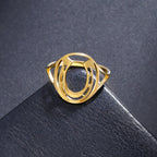 Unift Horseshoes Rings for Women Cowboy Cowgirl Stainless Steel Finger Ring Trendy Fashion Equestrian Horse Lover Jewelry Gift