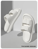 Women's Classy  Slippers for Women at Home in Summer, Comfortable Soft-Soled Non-Slip Outdoor Thick-Soled Casual Lightweight Summer Slippers for Women