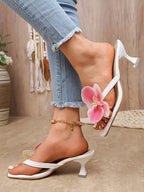 Women's Slippers Casual Fashionable  High Quality Shoes for Women Shallow Women Sandals Elegant Flowers Design Women's Slippers